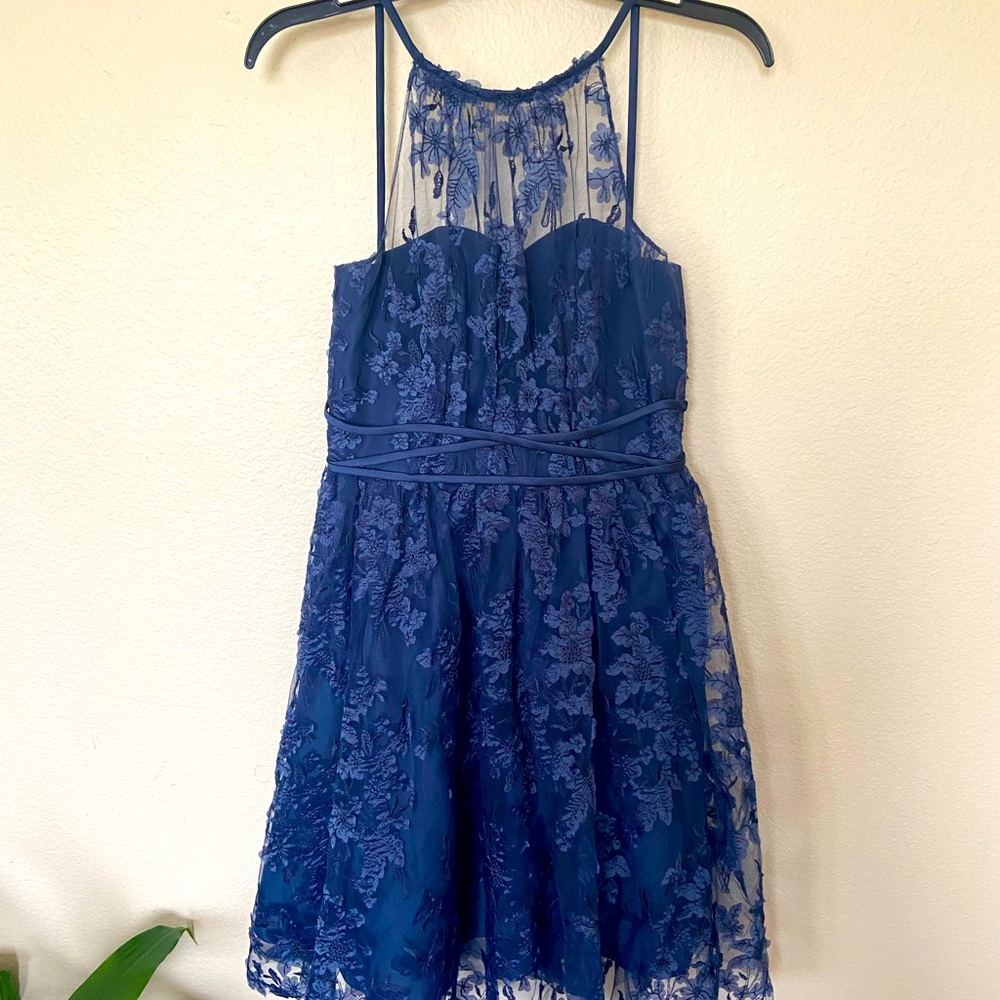 Blue David’s Bridal Bridesmaid Dress